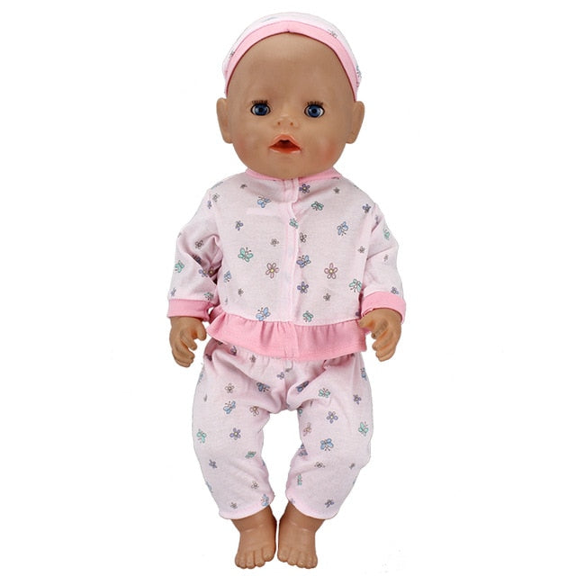 Fashion  Clothes Suit Fit 43cm Zapf Baby Born Doll 17 Inch Dolls Clothes