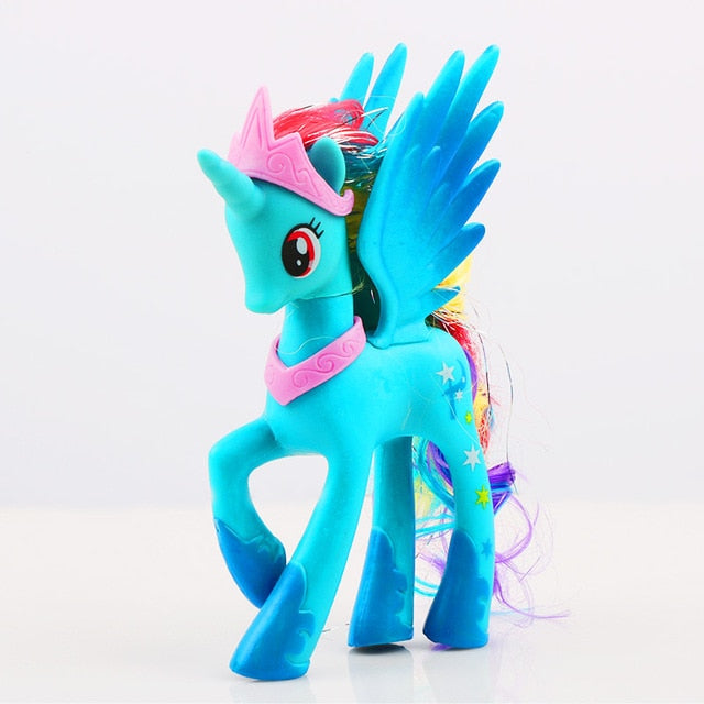 14cm Hasbro My Little Pony Toys Friendship is Magic Pop Pinkie Pie Rainbow series Pony PVC Action Figures Colletion Model Dolls