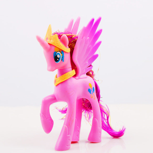 14cm Hasbro My Little Pony Toys Friendship is Magic Pop Pinkie Pie Rainbow series Pony PVC Action Figures Colletion Model Dolls