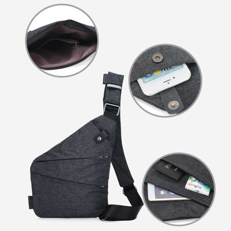 Men's Business Shoulder Secure Travel Bag