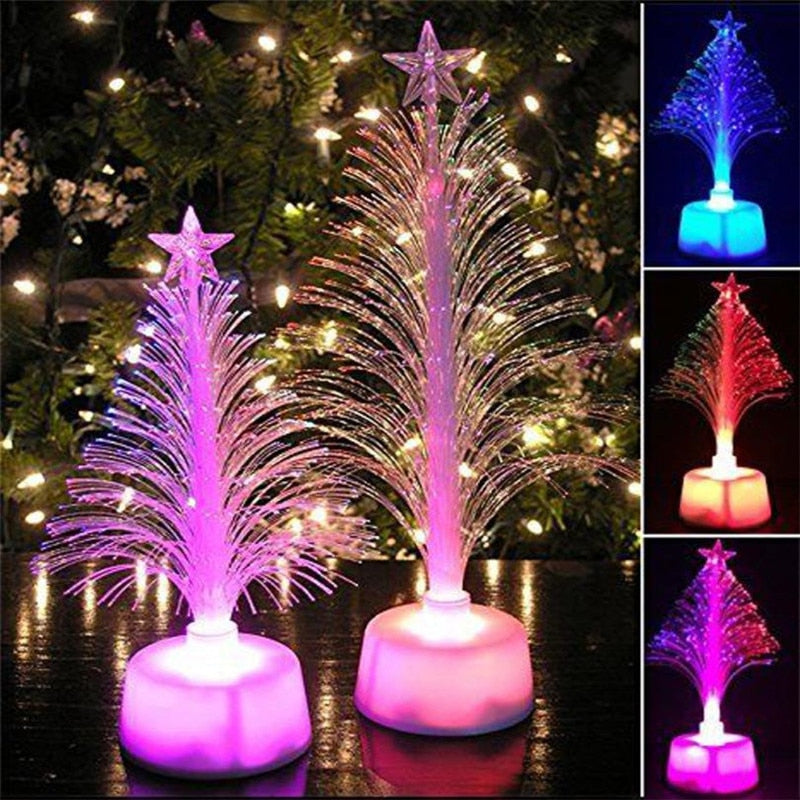 LED Color Changing Christmas Tree Desk Lamp Decoration