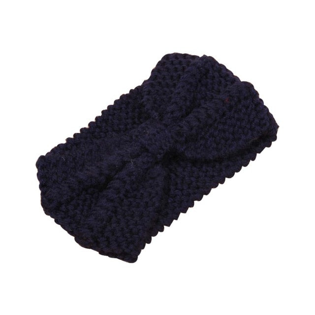 Solid Wide Knitting Woolen Headband