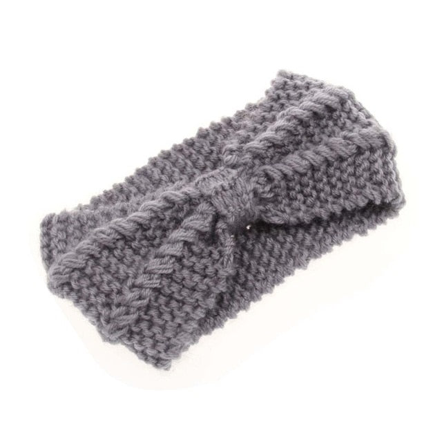 Solid Wide Knitting Woolen Headband