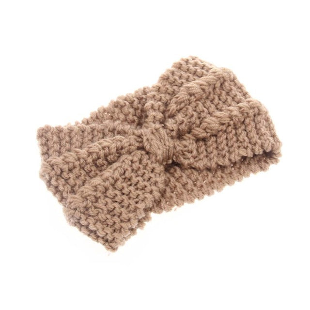 Solid Wide Knitting Woolen Headband