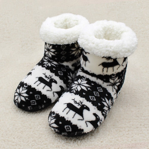 Women's Plush Cotton Soft Indoor Slipper Socks