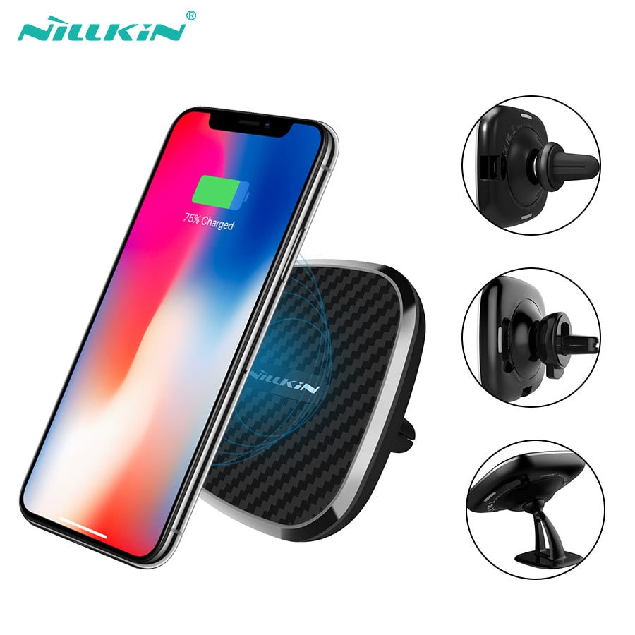 Nillkin 2 in 1 Magnetic Vehicle Mount Phone Holder Pad Quick Charge