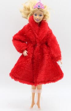 15 Type High Quality Fashion Handmade Clothes Dresses Grows Outfit Flannel coat for Barbie Doll dress for girls best gift