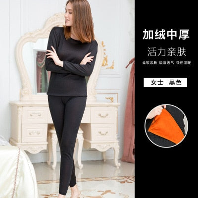 Seamless Velvet Thick Thermal Underwear