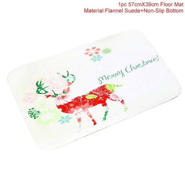 Outdoor Christmas Holiday Door Mats