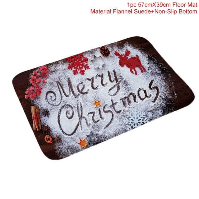 Outdoor Christmas Holiday Door Mats