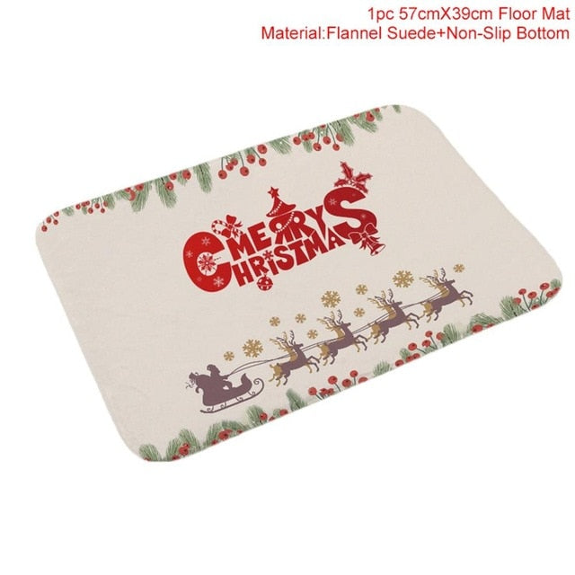 Outdoor Christmas Holiday Door Mats