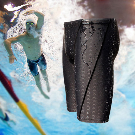 Men's Long Water Repellent Sport Swim Trunks