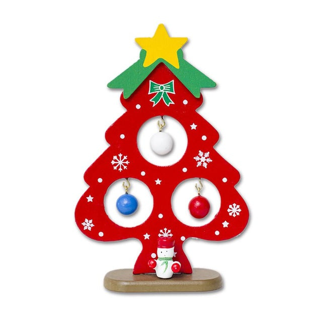 Wooden Simply Elegant Christmas Tree Ornament