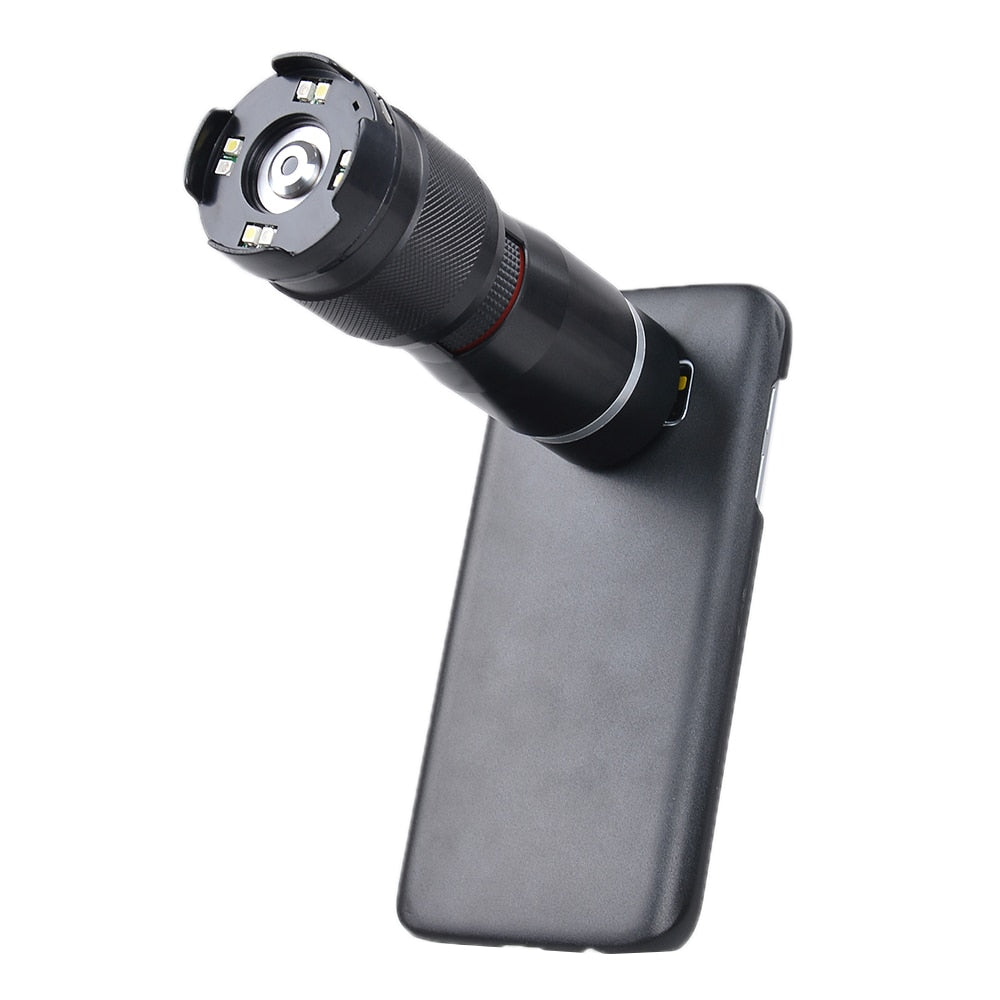 Apexel LED Microscope 400X Zoom Magnifier Mobile Phone Camera Lens