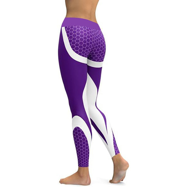 Women's Honeycomb Push-Up Yoga Pants