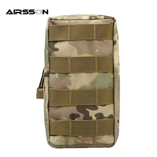 Airsson Airsoft Sports Military 600D MOLLE Pouch Bag Tactical Utility Bags Vest Gadget Hunting Waist Pack Outdoor Equipment