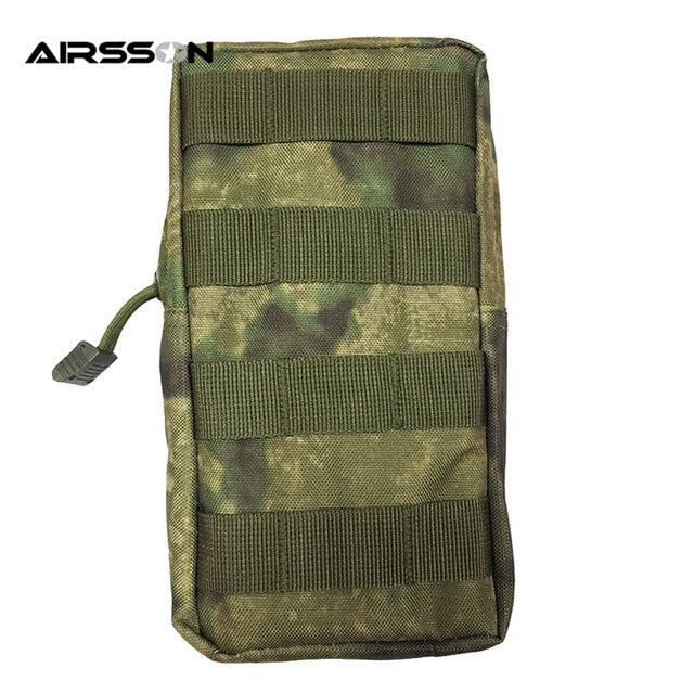 Airsson Airsoft Sports Military 600D MOLLE Pouch Bag Tactical Utility Bags Vest Gadget Hunting Waist Pack Outdoor Equipment