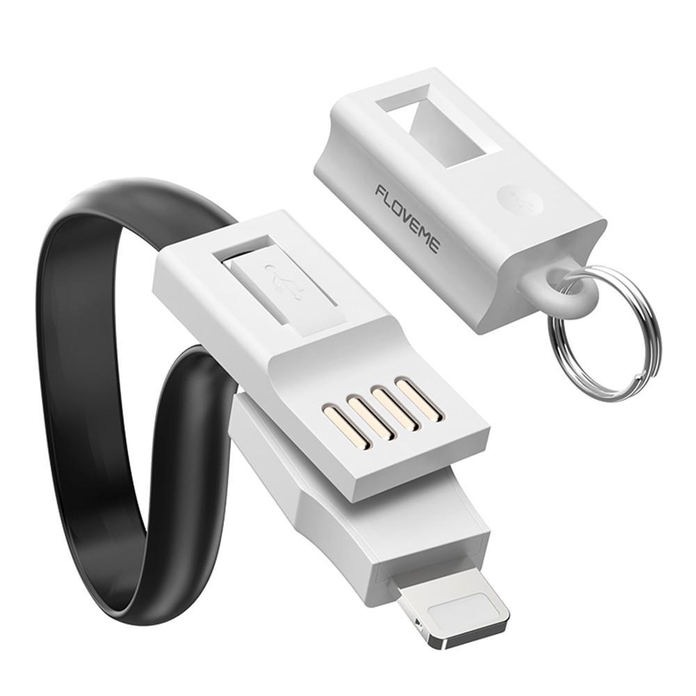Portable Apple USB Cable Keychain