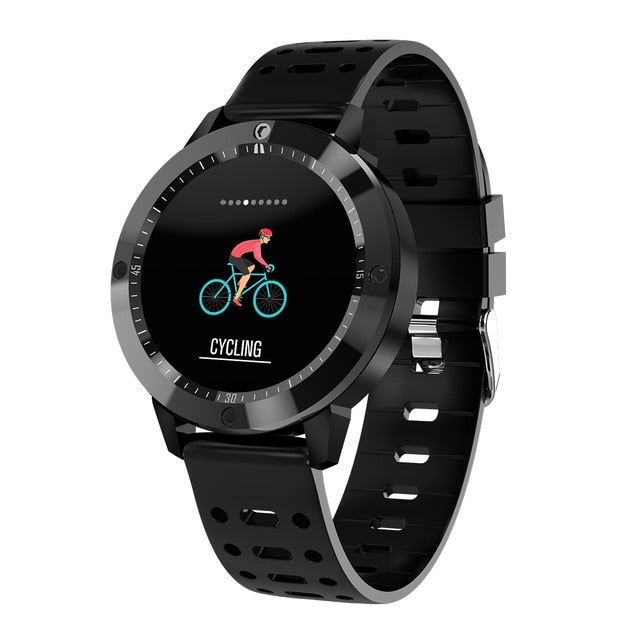 IP67 Waterproof Tempered Glass Fitness Activity Monitor Smart Watch