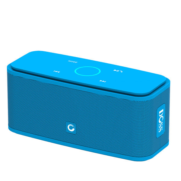 DOSS SoundBox Touch Control Bluetooth Speaker 2*6W Portable Wireless Speakers Stereo Sound Box with Bass and Built-in Mic