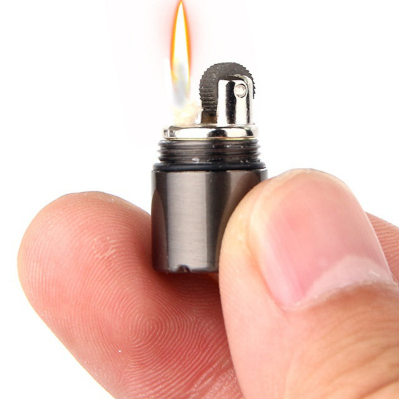 Mini Compact Kerosene Keychain Lighter