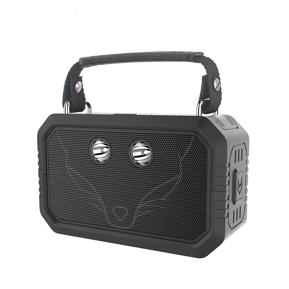 DOSS Traveler Outdoor Bluetooth V4.0 Speaker Waterproof IPX6 Portable Wireless Speakers 20W Stereo with Bass and flashlight