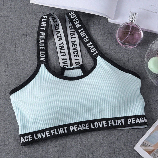 Women's Push-Up Cotton Comfort Sports Bra