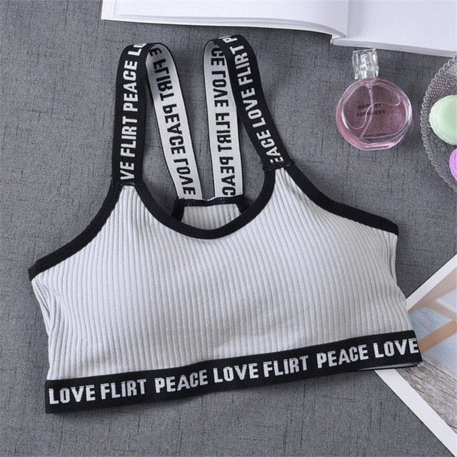 Women's Push-Up Cotton Comfort Sports Bra