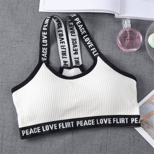 Women's Push-Up Cotton Comfort Sports Bra