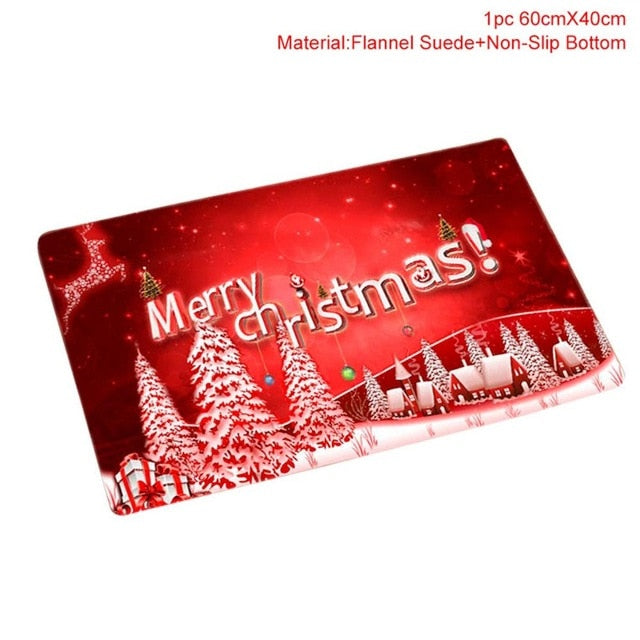 Outdoor Christmas Holiday Door Mats