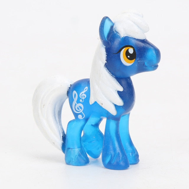 1pcs My Little Pony Toys Mini Pony PVC Action Figures Discord Rainbow Dash Twilight Sparkle Spike Pinkie Pie DJ Pon-3 Dolls Toy