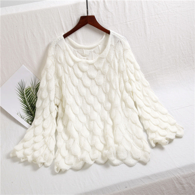 Women's Elegant Pullover Loose Fit Sweater