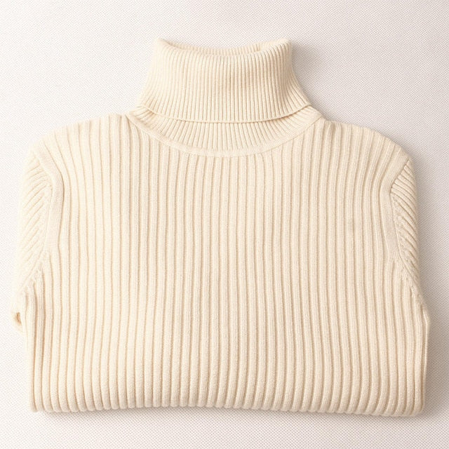 Women's Thick Woven Knitted Turtleneck Sweater