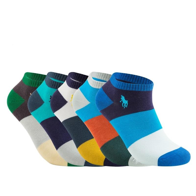 5 Pairs Men's Short Ankle Cotton Socks