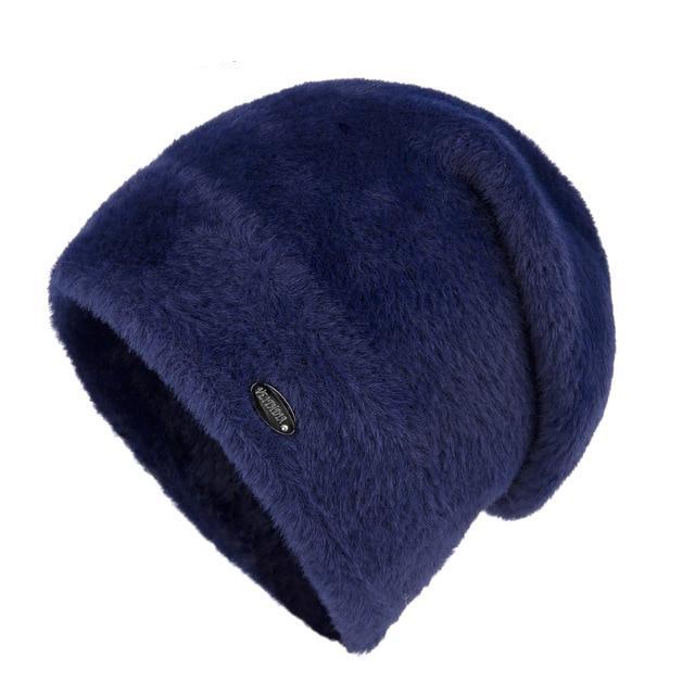 Women Winter Rabbit velvet Knitted Hat