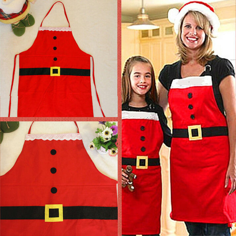 Christmas Santa Apron Kitchen Decor