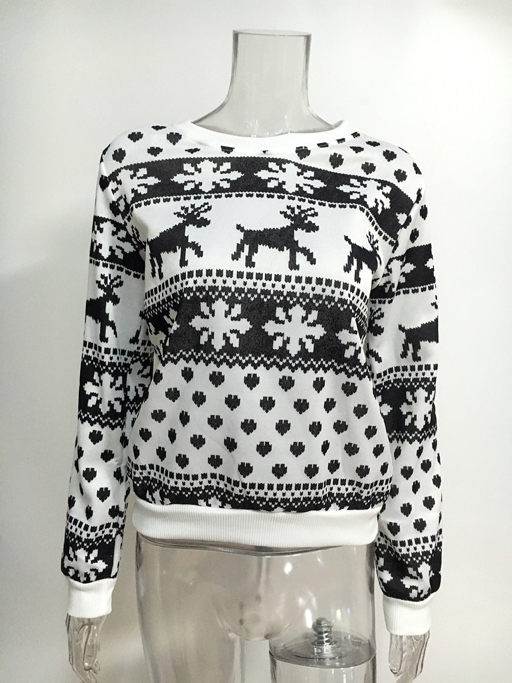 Women's Reindeer Christmas Sweater