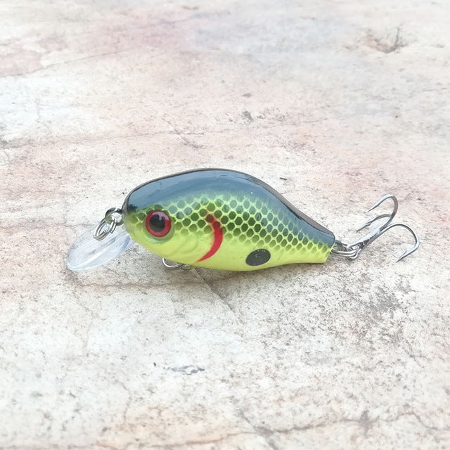 Brand Lifelike VIB Floating Fishing Lure 5.5CM 9G Pesca Hooks Fish Wobbler Tackle Crankbait Artificial Japan Hard Bait