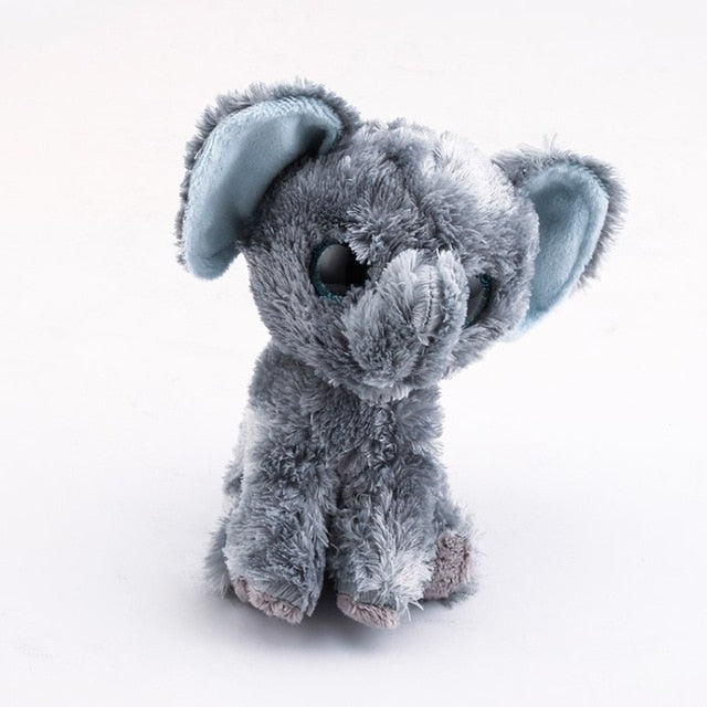 Ty Beanie Boos Big Eyes Owl Unicorn Cat Elephant Penguin Leopard Foxy Dog Rabbit Giraffe Panda Monkey Stuffed Animals Plush Toys