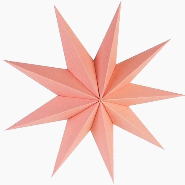 Hanging Paper Star Lantern Christmas Ornaments