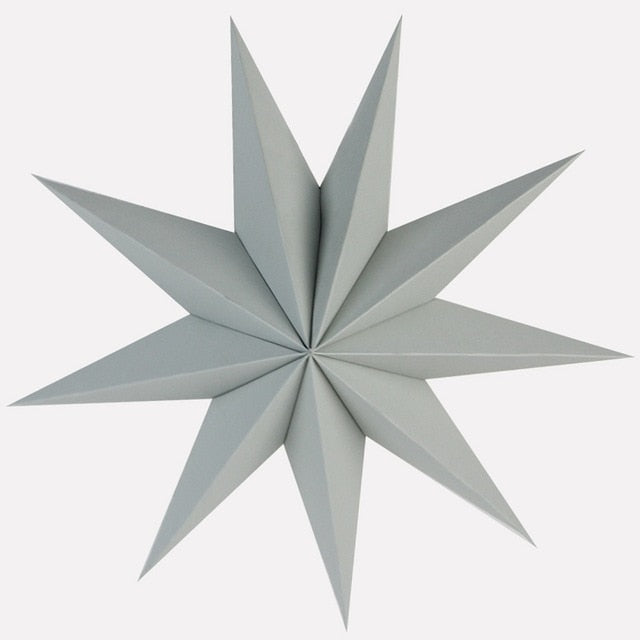 Hanging Paper Star Lantern Christmas Ornaments