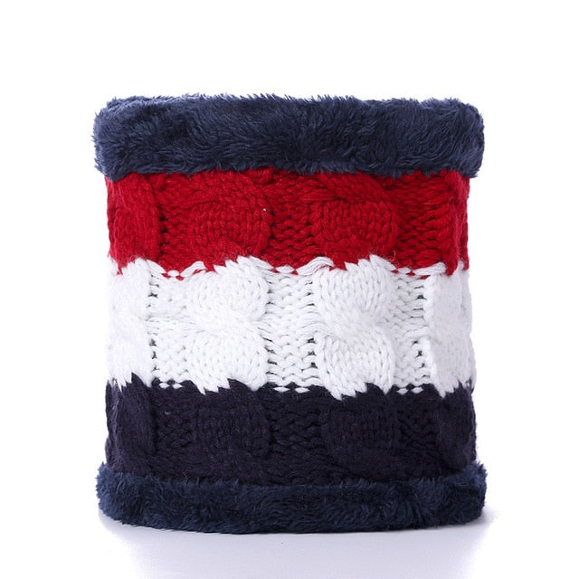 Women's Soft Fur Lined Winter Knit PomPom Beanie & Neck Warmer