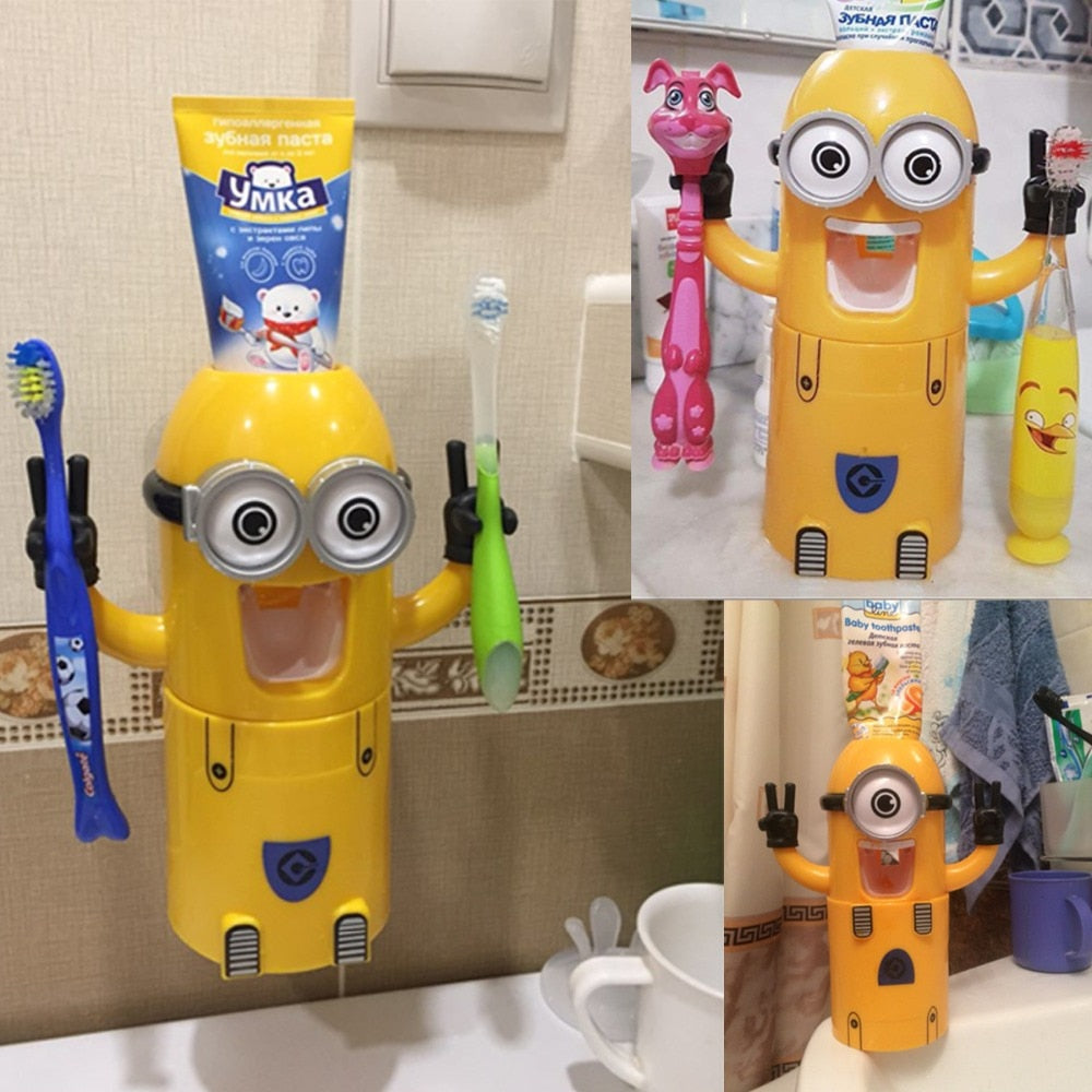 Automatic Kids Minions Toothpaste Dispenser