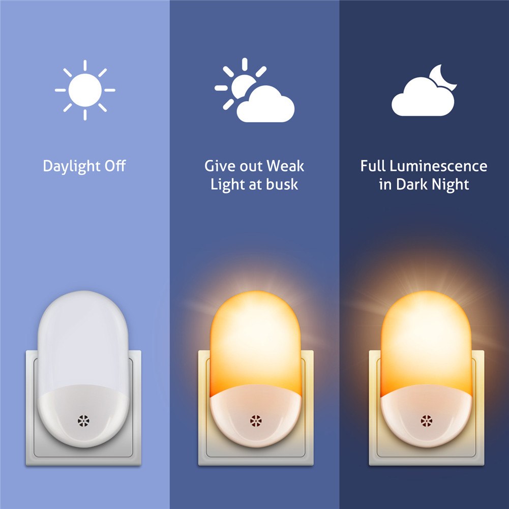 Luminaria LED Dusk/Dawn Light Sensor Night Light
