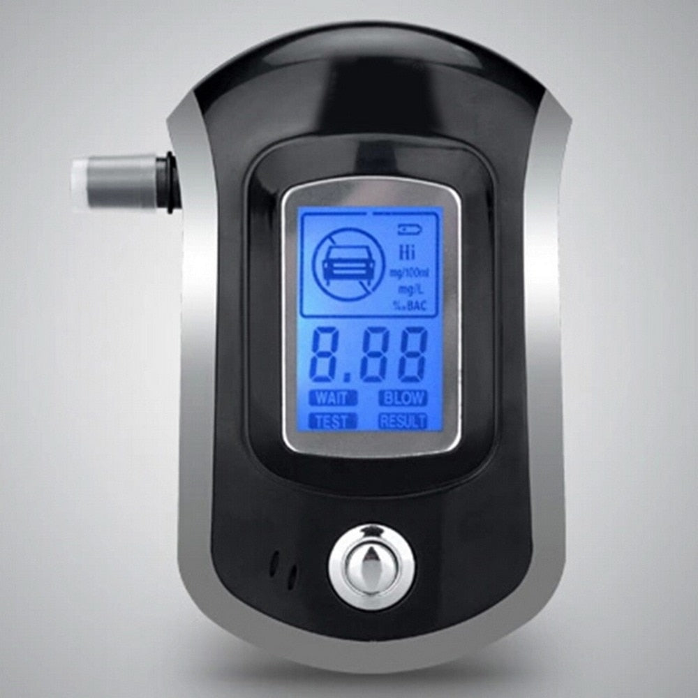AT6000 Digital LCD Display Alcohol Breathalyzer Test Machine