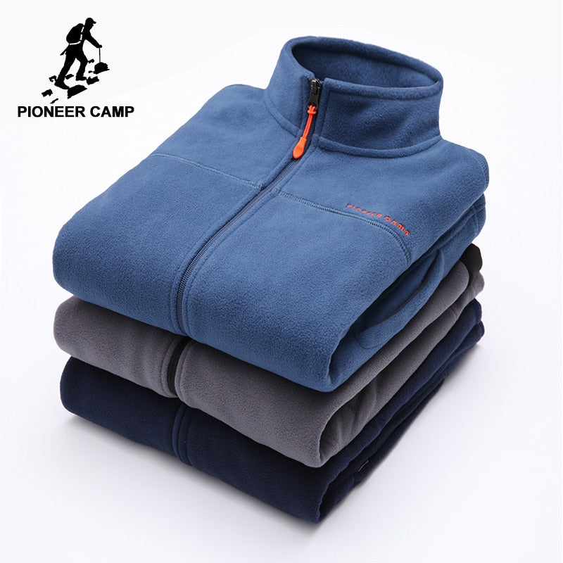 Men's Zip-Up Fleece Pioneer Sweater