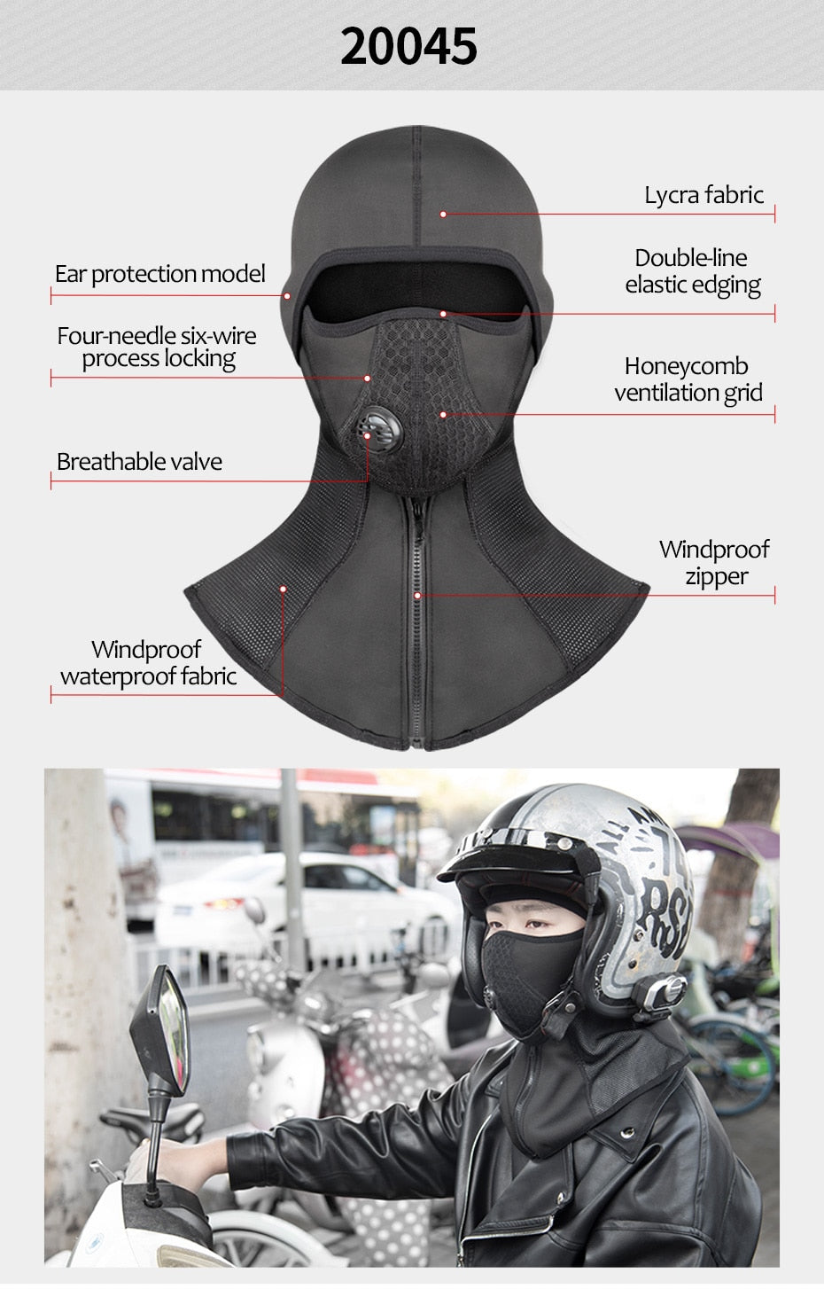 Thermal Fleece Winter Sport Mask
