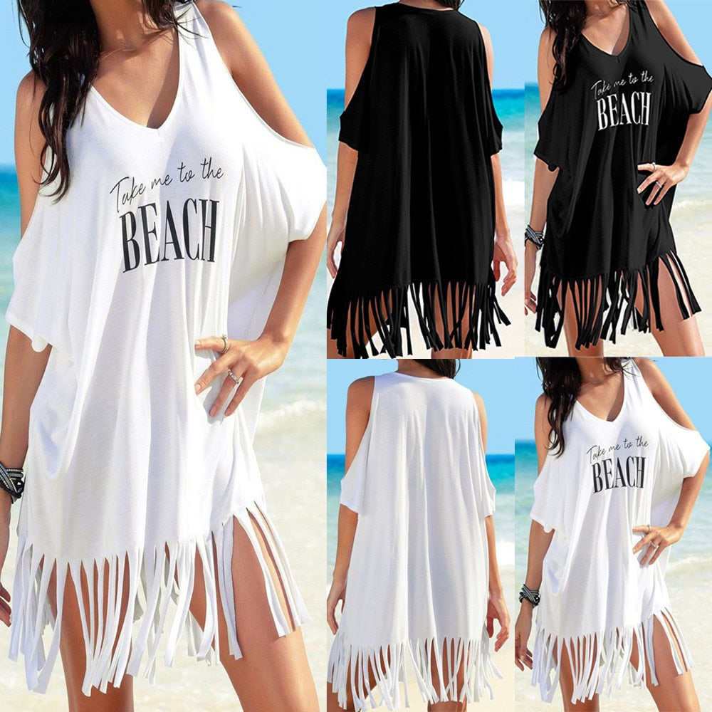 Women's Beach Dress Cover Up Summer Shirt