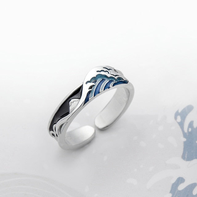 Women's Flying Bird or Wave S925 Ring