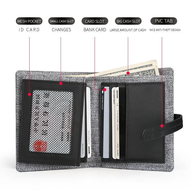 Men's Multi-function Card Holder Clutch Wallet